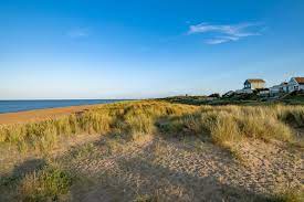 Dunes and sandy beach on the Lincolnshire coast